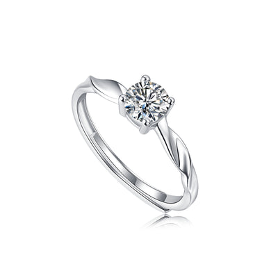 LANjewels Lovers Tloml Moissanite Engagement Ring