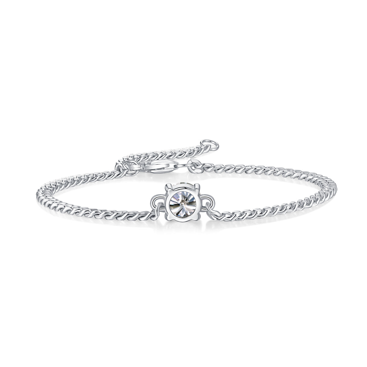 Lanjewels Classic Moissanite Bracelet 0.5 ct