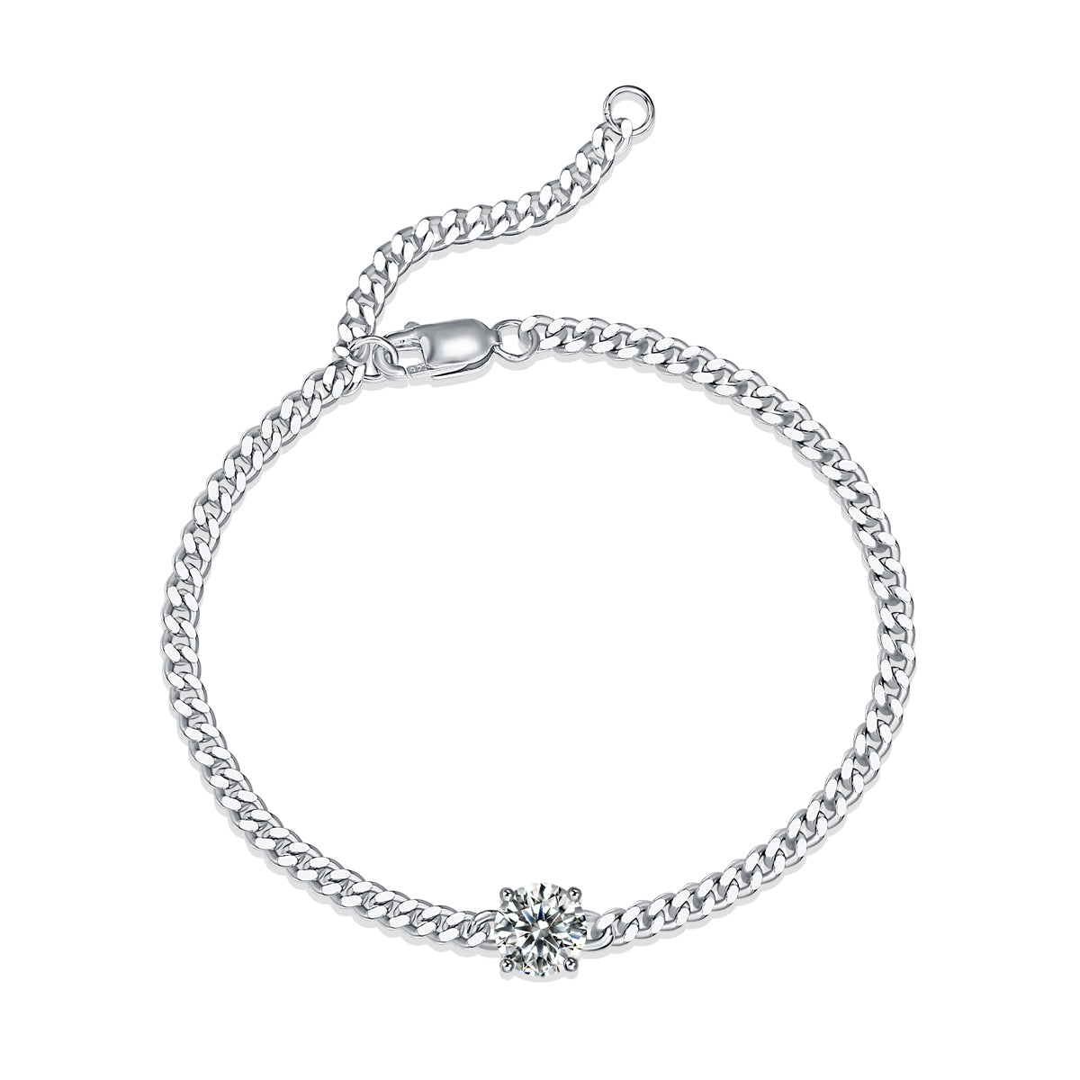 Lanjewels Classic Moissanite Bracelet 0.5 ct