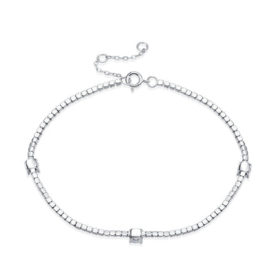 Lanjewels Classic Moissanite Tennis Bracelet (0.9 ct. tw.)