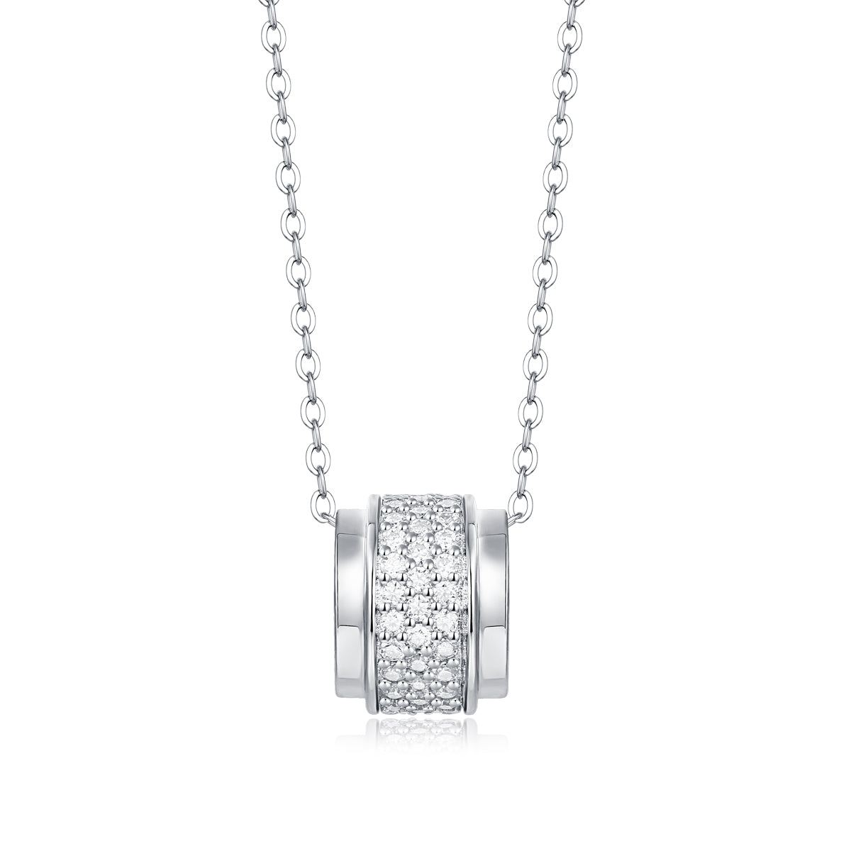 LANjewels Forever Moissanite Pendant Necklaces