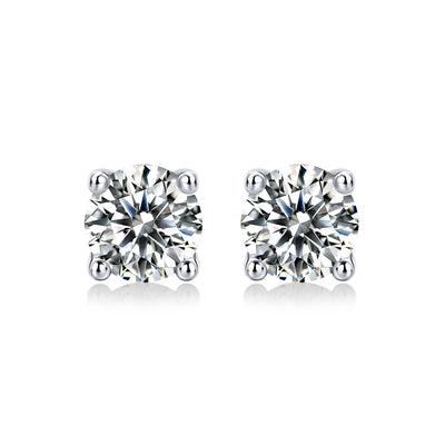 LANjewels Hestia Moissanite Stud Earrings (1.0 ct.tw.)