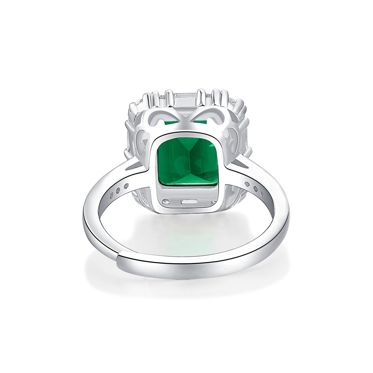 LANjewels Designer Emerald Gemstone Ring 3.0 ct